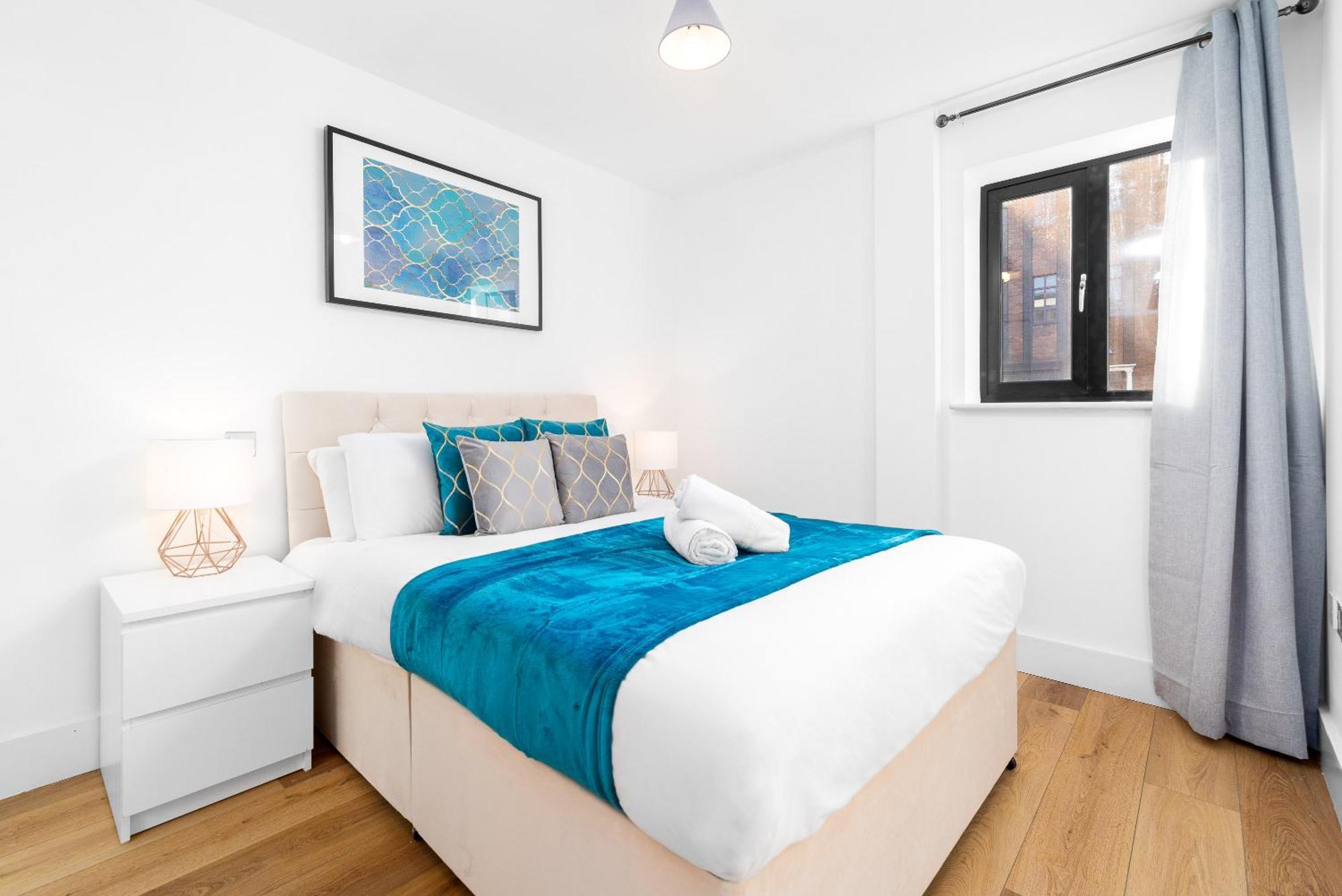 Stylish Birmingham City Centre - 2 Bed - Secure Parking - 5Ac מראה חיצוני תמונה